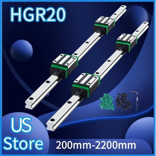 2pcs hgr20 linear guide - hgr20,